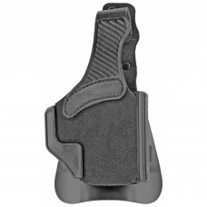 Galco Wraith 2 Belt/Paddle Holster, Fits GLOCK 43, 43X, Right hand, Black Leather W2-800B