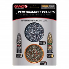 Gamo Combo Pack, Performance Pellets, .177 Pellets (Rocket, Red Fire, PBA Armor, PBA Raptor), Blister Card, 400/Pack 632092854