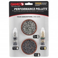 Gamo Combo Pack, Precision Pellets, .22 Pellets, (Rocket, PBA Platinum, PBA Armor, PBA Raptor), Blister Card, 225/Pack 63209285554