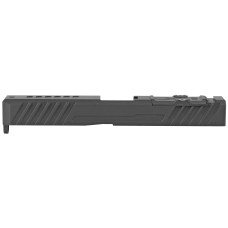 Grey Ghost Precision Stripped Slide, For Glock 17 Gen 3, Dual Optic Cutout Compatible With Leupold DeltaPoint Pro or Trijicon RMR With Supplied Shim Plate (Correct Length Screws Included), Comes With A Custom G10 Cover Plate And Prope