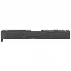 Grey Ghost Precision Stripped Slide, For Glock 17 Gen 3, Dual Optic Cutout Compatible With Leupold DeltaPoint Pro or Trijicon RMR With Supplied Shim Plate (Correct Length Screws Included), Comes With A Custom G10 Cover Plate And Prope