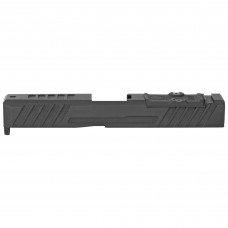 Grey Ghost Precision Stripped Slide, For Glock 19 Gen 3, Dual Optic Cutout Compatible With Leupold DeltaPoint Pro or Trijicon RMR With Supplied Shim Plate (Correct Length Screws Included), Comes With A Custom G10 Cover Plate And Prope