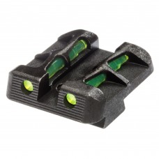Hi-Viz Litewave Sight, Fits 9MM, 40 S&W 357 Sig, Rear Only, Includes cludes Litepipes and Key GLLW15