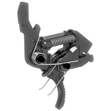 Hiperfire X2S Mod-1, Semi Drop-In Trigger Kit, 2-Stage, Fits AR15/AR10/PCC/MPX, Black Color, Heavy Manganese Phosphate Finish, Curved Trigger, 1st Stage 2-2.5LB, 2nd Stage 1.5LB, Overall 3.5-4LB X2SM1