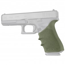 Hogue HandAll Beavertail Grip Sleeve, OD Green, Fits Glock Gen 1-2-5 17, 17L, 19X, 34, 34MOS 17021