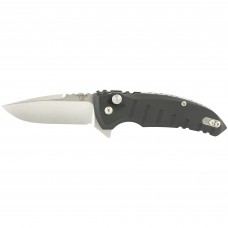Hogue X1-Microflip, Folding Knife, Tumbled, Plain, Drop Point Blade, 2.75