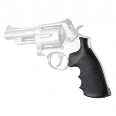 Hogue Monogrip, S&W Squared Butt, Rubber, Black 29000