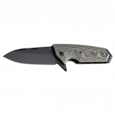 Hogue EX-02, Folding Knife, 154CM Stainless Steel / Black, Plain, Folder, Spear Point Blade, Flipper, 3.75