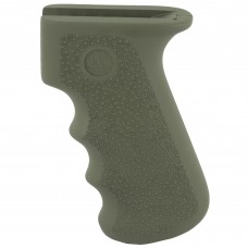 Hogue Overmolded Rifle Grip, Fits AK-47/AK-74, Finger Grooves, Rubber, OD Green 74001