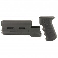 Hogue OverMolded Grip/Forend Kit, Longer Yugo Version, Fits AK-47 & AK-74 Variants, Black Finish 74018