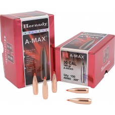 Hornady A-MAX Bullets 30 Caliber .308" 168 Grain 