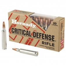 Hornady Critical Defense Rifle,  223 Remington, 55 Grain, FlexTip, 20 Round Box 80270