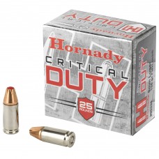 Hornady Critical Duty, 9MM, 135 Grain, FlexLock Duty, 25 Round Box 90236