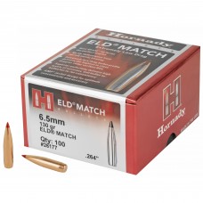 Hornady ELD-Match Bullets 6.5mm .264" Diameter 130 Grain Polymer Tip Boat Tail box of 100
