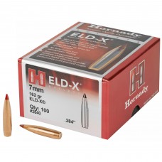 Hornady ELD-X Bullets 7mm .284" Diameter 162 Grain Polymer Tip Boat Tail box of 100