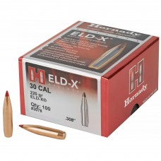 Hornady ELD-X Bullets 30 Caliber .308" Diameter 220 Polymer Tip Boat Tail box of 100