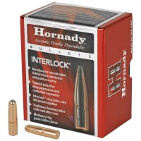 Hornady 30 Caliber .308" Diameter 220 Grain Interlock RN Box of 100