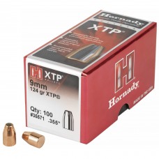 Hornady XTP 9mm 124 Grain box of 100