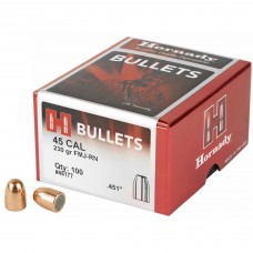 Hornady FMJ-RN Bullets 45 Caliber .451 Diameter 230 Grain  Box of 100