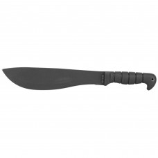 KABAR Cutlass, Fixed Blade Knife, SK5, Black Powder Coat, Plain, Kukri, Codura Sheath, 11