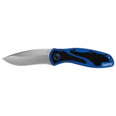 Kershaw Blur Navy Blue Stonewashed Assisted Folding Knife, 3.4