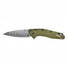 Kershaw Dividend, Folding Knife/Assisted, Drop Point, Plain Edge, 3