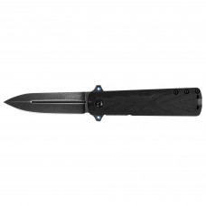 Kershaw Barstow, Folding Knife, 8CR13MOV, Black-Oxide, Plain, Spear Point, Flipper/Pocket Clip, 3