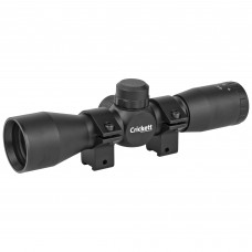 Keystone Sporting Arms Quick Focus Rifle Scope, 4-32X, Black Finish, Rings Included, Stationary Mount Base (KSA031) Required to Mount Scope to Rifle KSA054