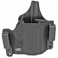 L.A.G. Tactical, Inc. Defender Series, OWB/IWB Holster, Fits Springfield Hellcat, Kydex, Right Hand, Black Finish 3055