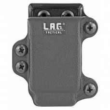 L.A.G. Tactical, Inc. Single Pistol Magazine Carrier, Fits All Single Stack 45ACP Magazines, Kydex, Black Finish 34003