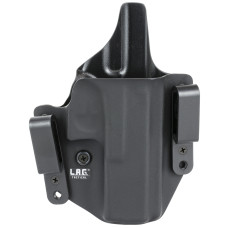 L.A.G. Tactical, Inc. Defender Series, OWB/IWB Holster, Fits Glock 17/22/31, Kydex, Right Hand, Black Finish 1013
