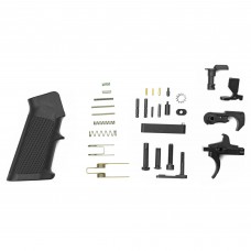 LBE Unlimited Lower Parts Kit Part Kit, 223 Rem/556NATO, Black Finish, With Pistol Grip and Trigger Guard AR15LPKT