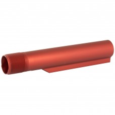 LBE Unlimited AR15 Milspec Recoil Buffer Tube, Red Finish MBUF002-RED