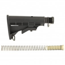 LBE Unlimited Complete Stock Kit, For AR-15, Contains Mil-Spec Stock, Buffer Tube, Castle Nut, Lock Plate MILSTKKT