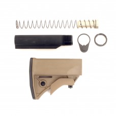 LWRC Ultra-Compact Individual Weapon Stock Kit, Flat Dark Earth Finish, Shortened Stock, Buffer, Buffer Tube, Buffer Spring 200-0092A02