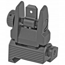 Leapers, Inc. - UTG Accu-Sync Spring-loaded AR15 Flip-up Rear Sight, Black MNT-957