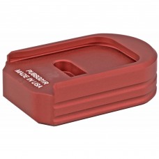 Leapers, Inc. - UTG +0 Base Pad, Aluminum, Matte Red Color, Anodized Finish, Fits SIG P320 9/40 Magazines PUBSG01R