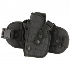 Leapers, Inc. - UTG Special Ops Universal, Leg Holster, Fits Most Large Autos, Left Hand, Black Finish PVC-H178BL