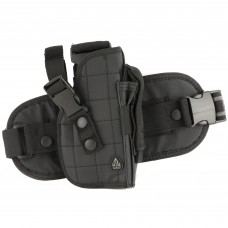 Leapers, Inc. - UTG Special Ops Universal Leg Holster, Fits Most Large Autos, Right Hand, Black Finish PVC-H178B