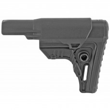 Leapers, Inc. - UTG UTG PRO,Mil-spec Stock, Black Finish, Fits AR-15, Compact Size, Includes Cheek Rest Plus Removable Extended Cheek Rest Insert, Rubberized Butt Pad RBUS4BMS