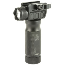Leapers, Inc. - UTG Flashlight, New Gen 400 Lumen, Fits Picatinny, w/ Quick Detach Mount Base, Black Finish MNT-EL228GPQ-A