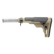 Leapers, Inc. - UTG UTG PRO,Mil-spec Stock Kit, Black Finish, Fits AR-15, Compact Size, Includes Cheek Rest Plus Removable Extended Cheek Rest Insert, Rubberized Butt Pad, Mil-spec Extension Tube, Buffer, Buffer Spring, Receiver End Pl