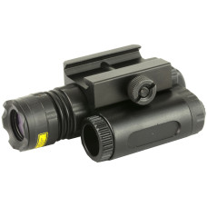 Leapers, Inc. - UTG Bull Dot, Laser, Compact, Fits Picatinny/Weaver, Black Finish, Instant Target Aiming Green Laser SCP-LS289S