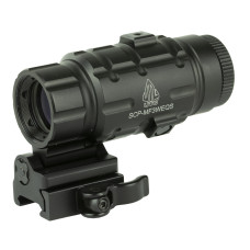Leapers, Inc. - UTG SWATFORCE Magnifier Series, 25mm, 3X Magnifier with Innovative Flip-to-side, with Quick Detach Mount, Black Finish SCP-MF3WEQS