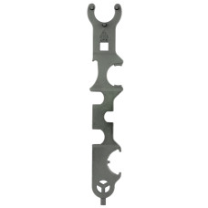 Leapers, Inc. - UTG Armorer's Multi-Function Combo Wrench, Fits AR15/AR308, Black Finish TL-ARWR01