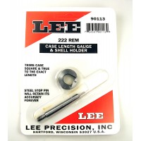Lee Precision Case Length Gauge & Shell Holder .222 Remington