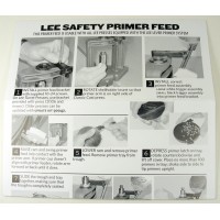 Lee Precision Instructions Safety Primer Feed prior to 2012