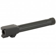 Lone Wolf Distributors AlphaWolf Barrel, 9MM, Salt Bath Nitride Coated, Threaded/Fluted, 416R Stainless Steel, Conversion to 9mm Stock Length, For Glk 22/31, Includes Thread Protector, Made in the USA AW-229TH