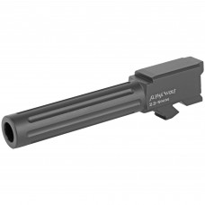 Lone Wolf Distributors AlphaWolf Barrel, 9MM, Salt Bath Nitride Coated, Fluted, 416R Stainless Steel, Conversion to 9mm Stock Length, For Glk 23/32, Made in the USA AW-239N