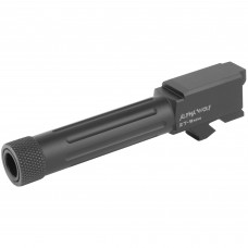 Lone Wolf Distributors AlphaWolf Barrel, 9MM, Salt Bath Nitride Coated, Threaded/Fluted, 416R Stainless Steel, Conversion to 9mm Stock Length, For Glk 27/33, Includes Thread Protector, Made in the USA AW-279TH